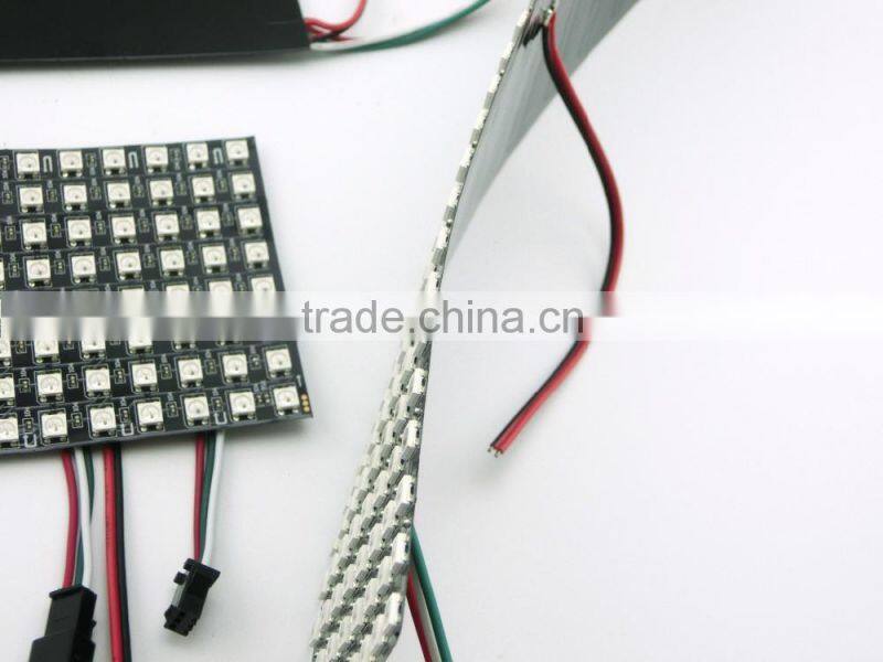 256pixels smd 5050 rgb ws2812b led dot matrix