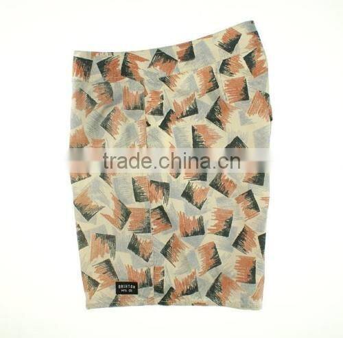 Wholesale polyester man board short print beach shorts China factory