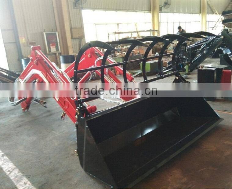 Hot selling Tractor front end loader with Grapple bucket