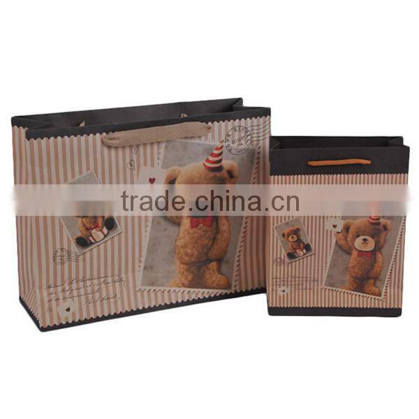 Cute Cartoon Bear Gift Paper Bag
