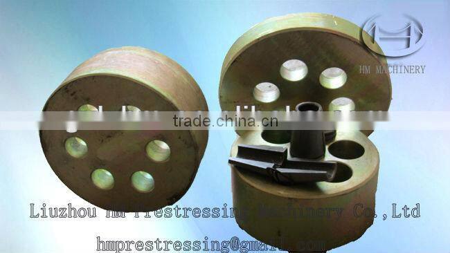 prestressed 6-hole epoxy steel strand galvanized anchorage