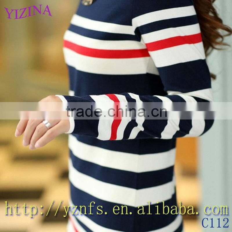 Colourful Stripe Sex Dress Sleeveless Women's Dress Vest Skirt Render Dress c112