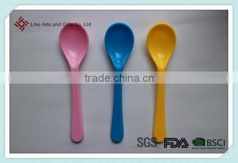 Melamine spoon and fork for children