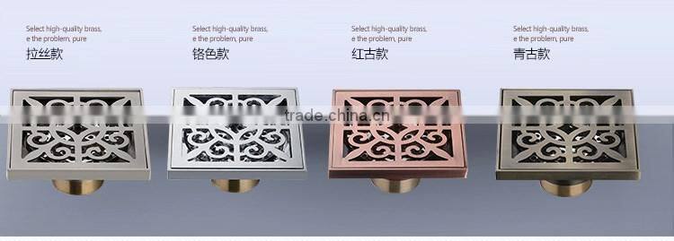 LABRAZE LE8503H bathroom/kitchen brass floor drains with Antique brushed