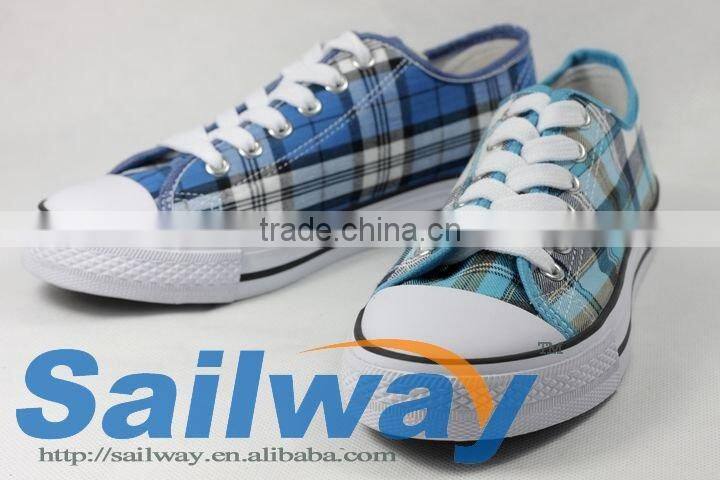New Low Top Canvas Sneakers Men Shoes All Sizes Check