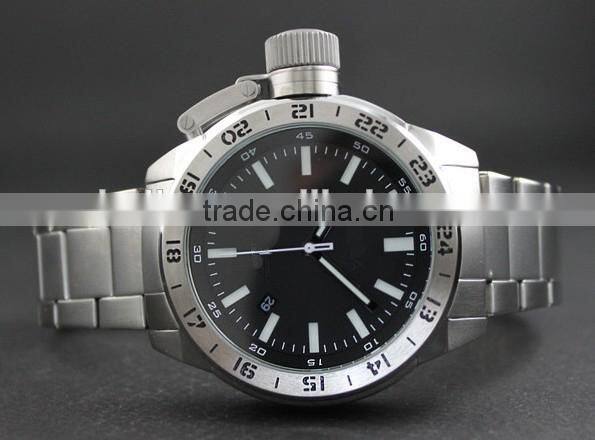 Bollus new big crown all stainless steel watch