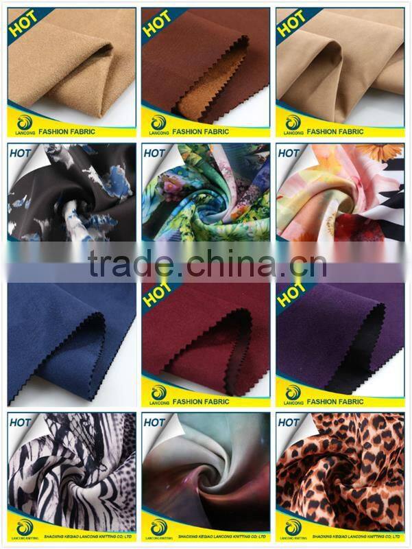 China supplier New Design High Quality suede brush fabric