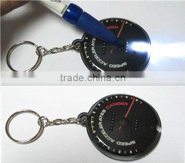Flash light keychain