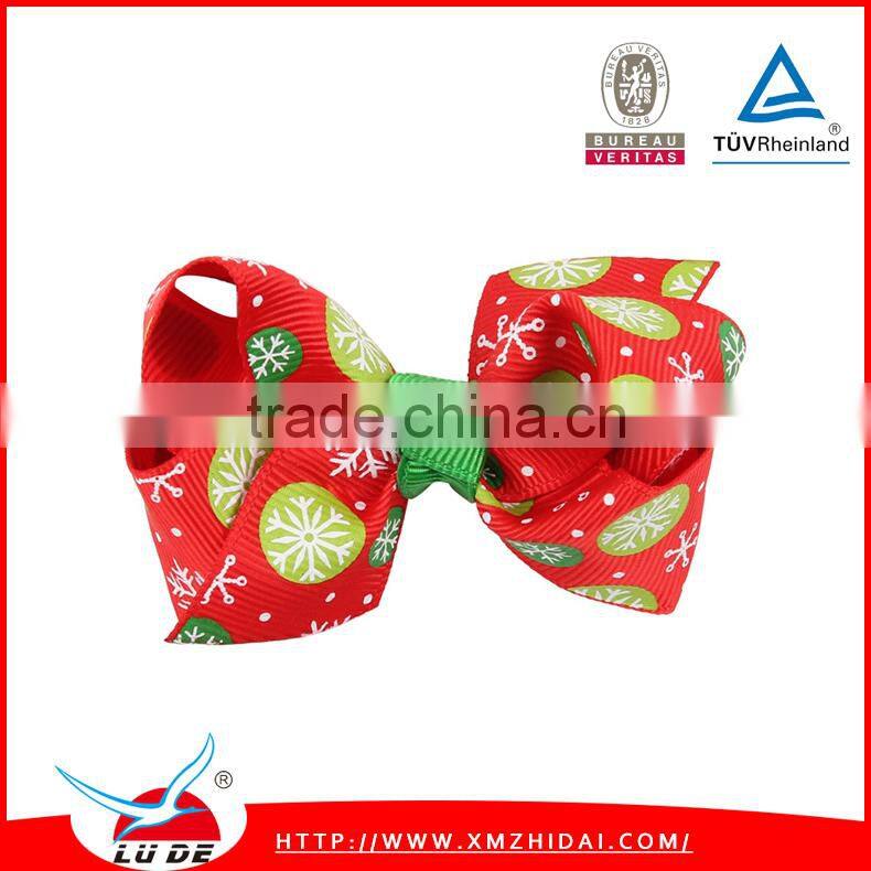 Christmas Decoration use 3 inch hair bows no clip