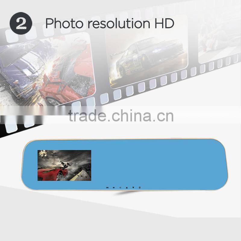 Generaplus rearview dash cam with parking monitor