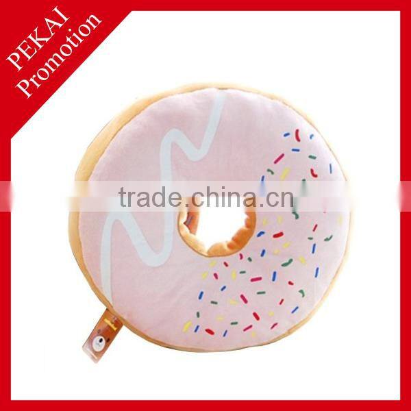 Round shaped embroidery design back cushion