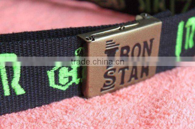 Girls Steel Buckle Yarn Dyed Belts