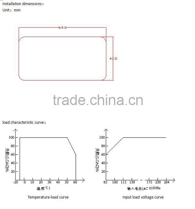 15W PCB power supply 350mA output Switching power supply