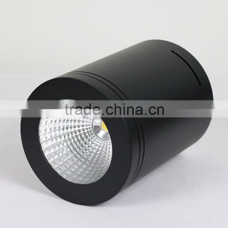 Design high power black led surface mounted downlight 30w 50W 8inch China supplier led light