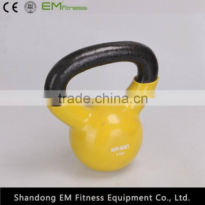 new products China factory price vinyl kettlebell