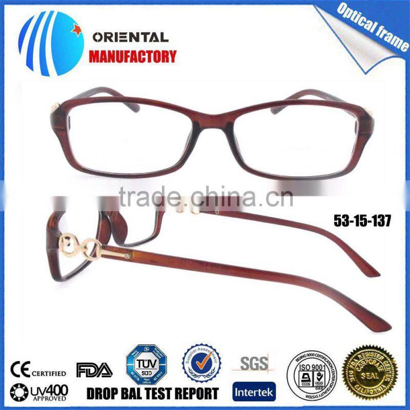 2015 vogue latest style lady optical glasses