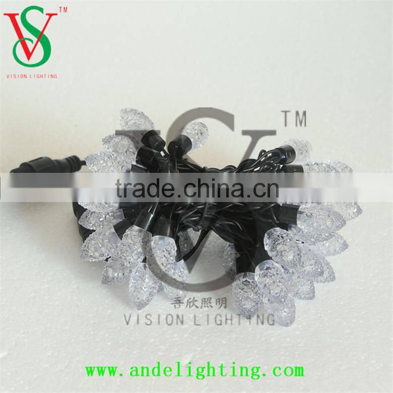 New LED pinecone String ball Light waterproof outdoor light RGB