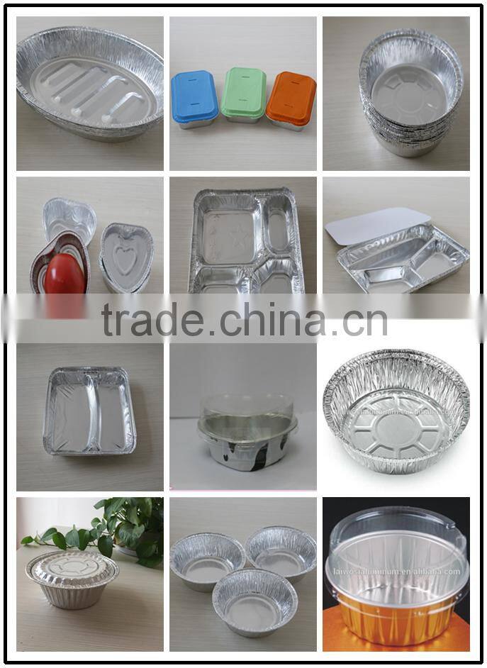 small size round shape disposable aluminum foil ashtrays
