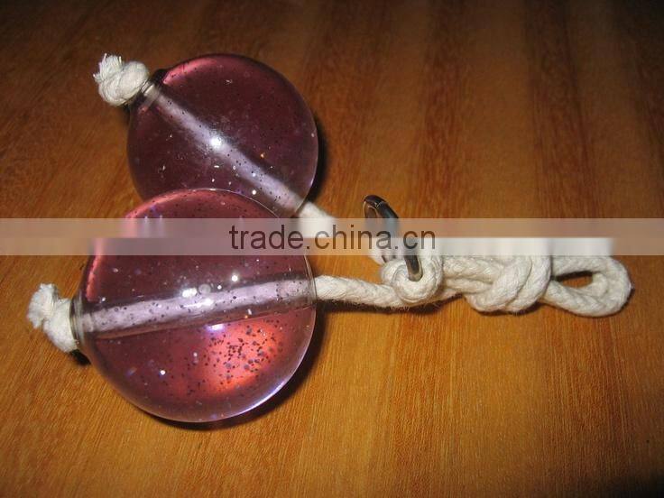 wholesale novelty gift toy click clack balls with handle