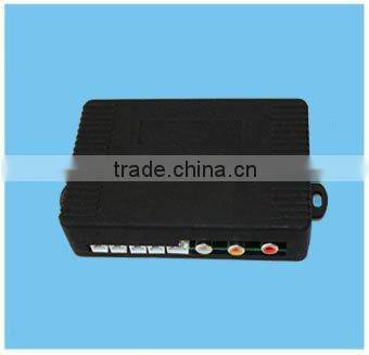 Visible parking sensor system with rear view mirror