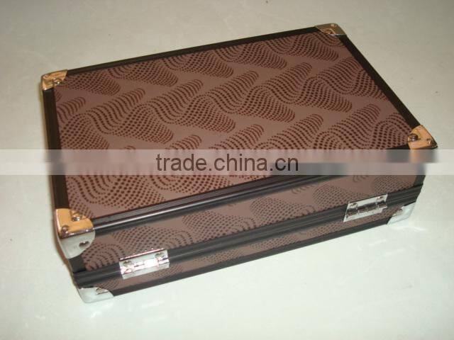 Aluminum jewelry case cosmetic beauty case