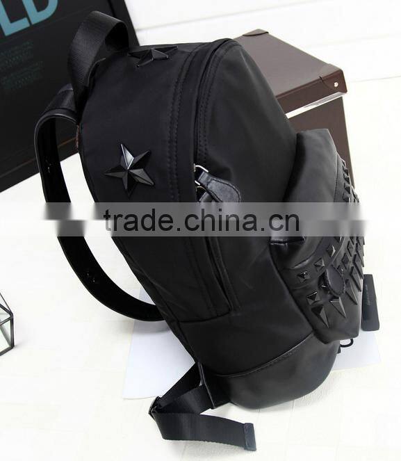 Boshiho 2016 new design pu leather girls women fashion schoolbag backpack