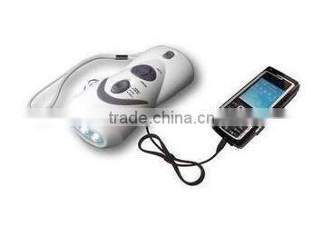 solar dynamo radio with flashlight