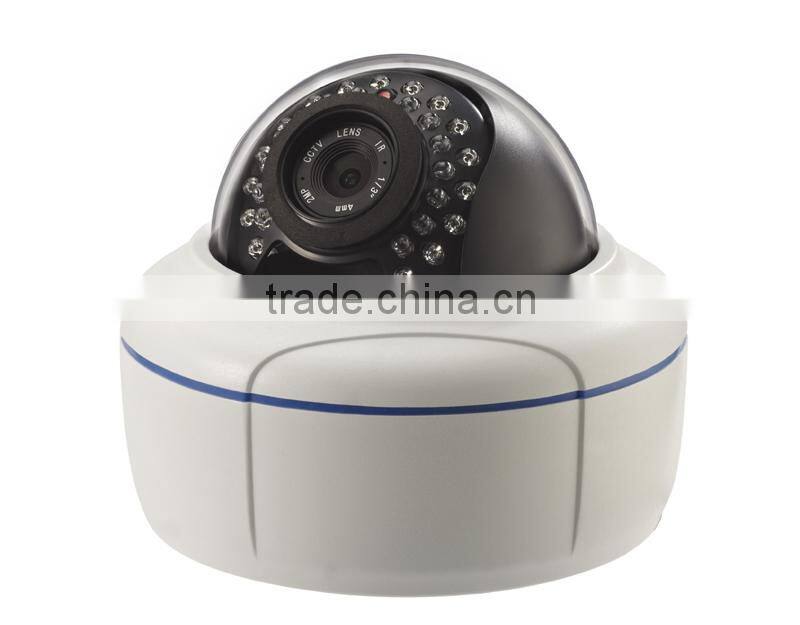 Night Vision POE ONVIF Network CMOS Sensor 1080P Infrared Full HD 2mp ip dome camera