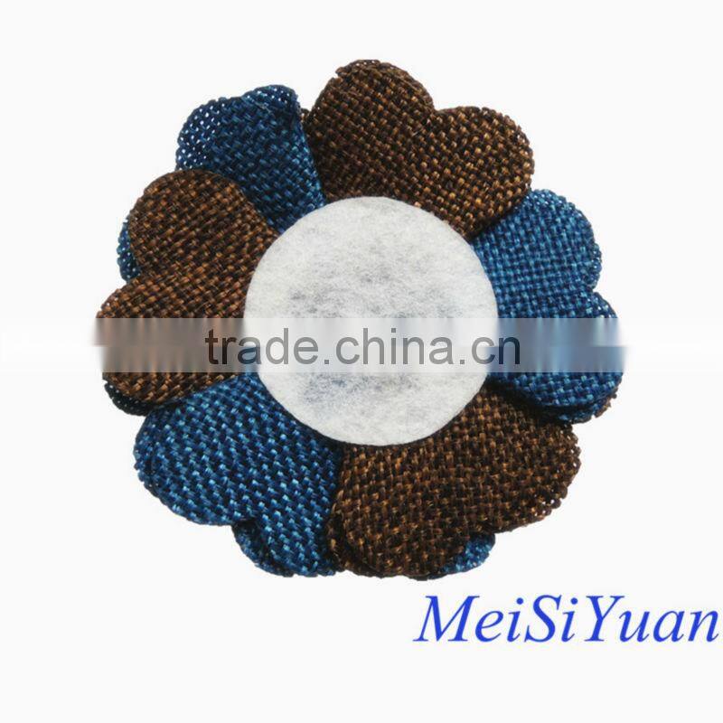 Lien shoe flower with rhinestone for shoe accessories