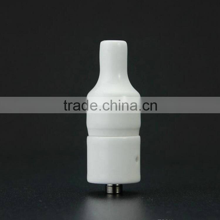 2016 full ceramic donut wax vaporizer atomizer no wick no coil fit 510 battery mod