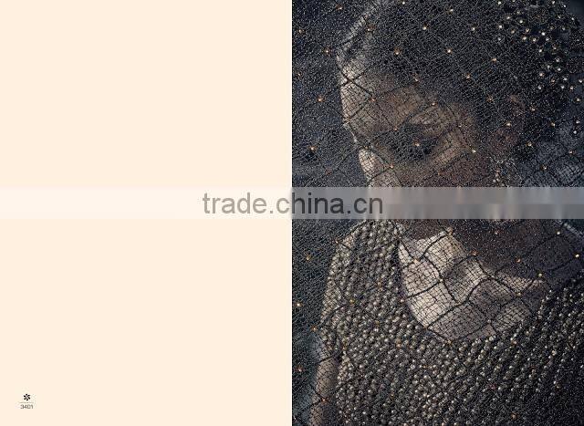 Green Chiffon On Net Designer Saree