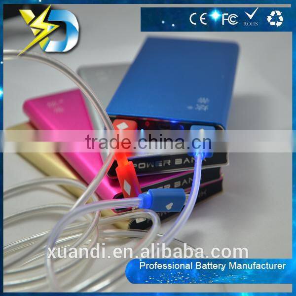 color Silver power bank