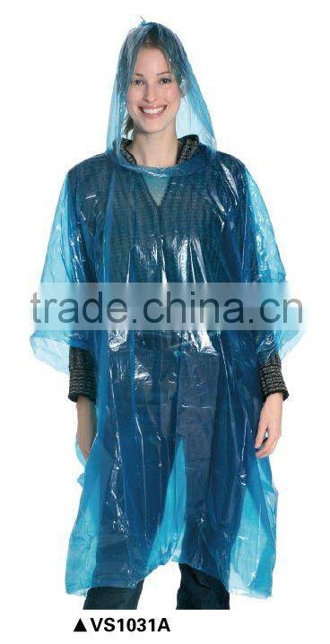 pe disposable raincoat suit for adult and child