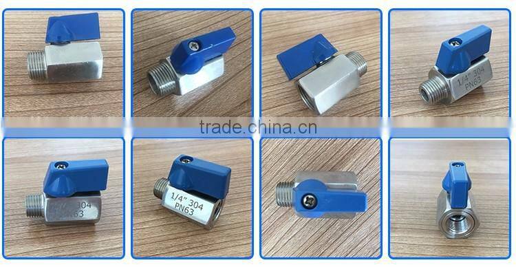Direct Factory manufacturer 304 Stainless steel mini ball valve