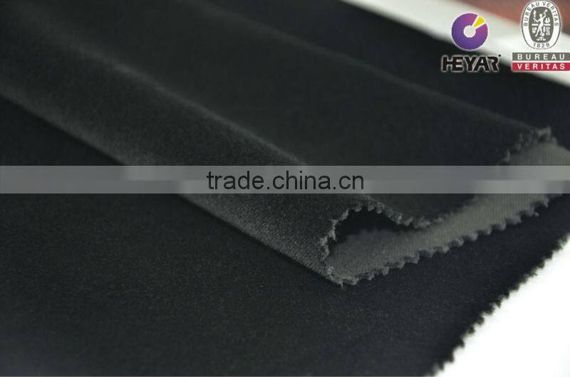 Black Color Cotton Bamboo Velvet Fabric