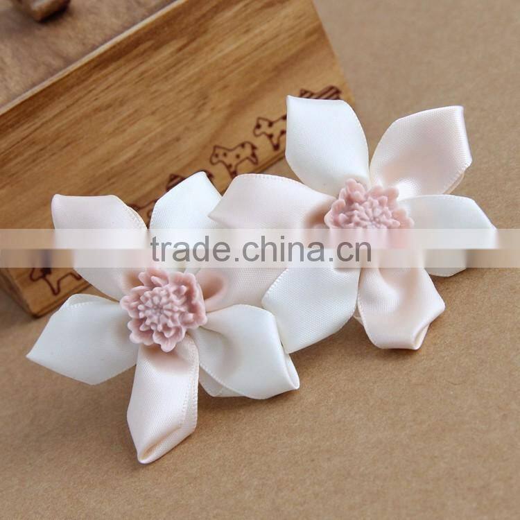 MYLOVE beautiful white flowers hairpins fairy hair accessory handmade