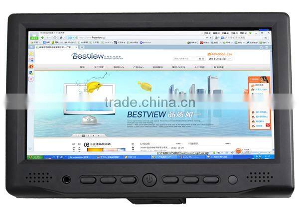 VCAN0928 7"car lcd monitors Multi-Language OSD Standard VGA (15 pin D-SUB RGB) input,12V DC power