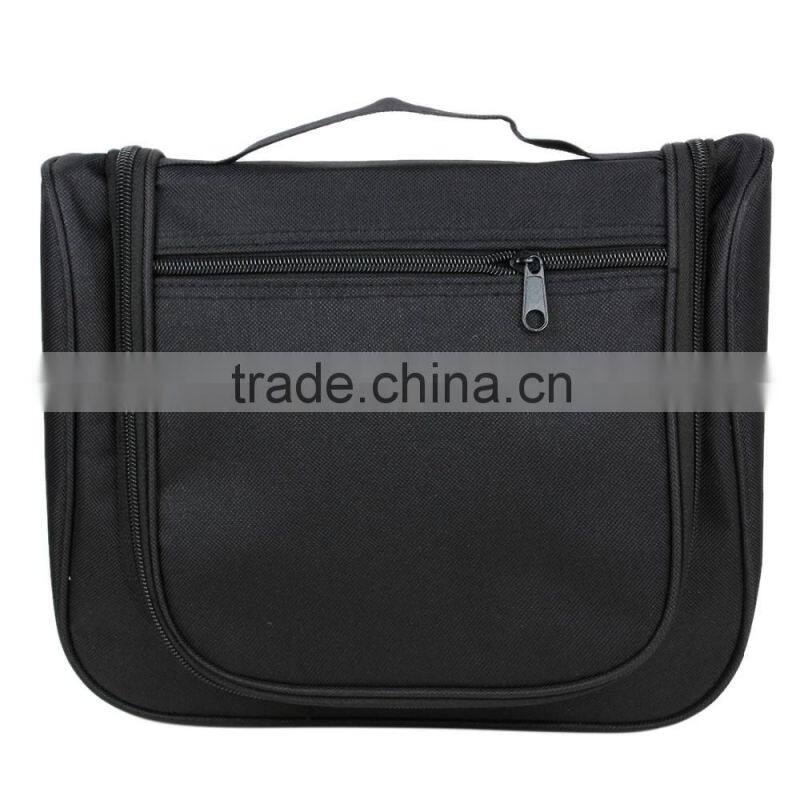 Compartment Nylon Make Up Case Cosmetic Travel Outdoor Wash Bag (YX-Z075)