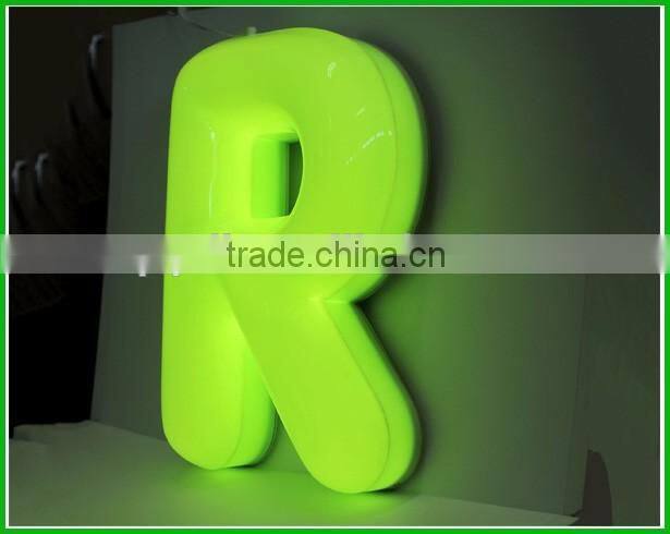 Go!!!Waterproof Led Illuminated Embossing Led Letter Box Sign