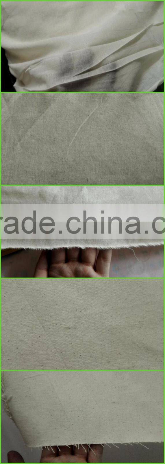 Supplying high quality T/C 65/35 110x76 59" bleached fabric from China