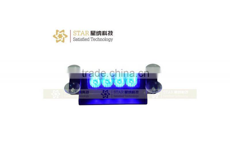 4 led 1W strobe visor warning lighting XN-12D