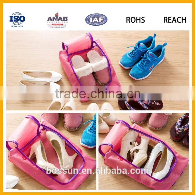 high quality mesh shoe bag set matching travel shoe bag made in china factory