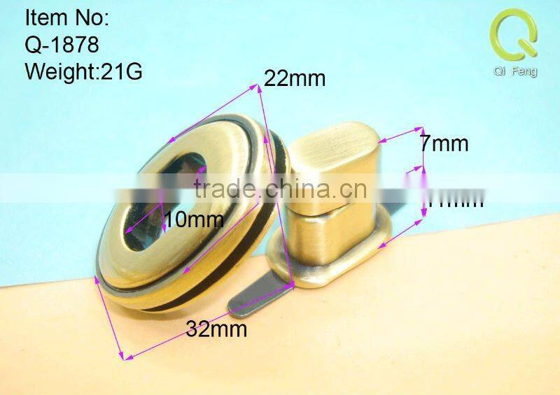 2011 New Fashion Bag Accessories Metal Bag Lock Q-1878