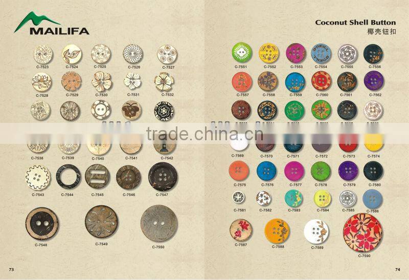 small natural coconut shell buckle for decoration