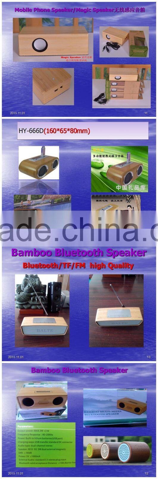 Environmental Handmade 2.4Ghz Wireless Bamboo Keyboard and Mouse Set