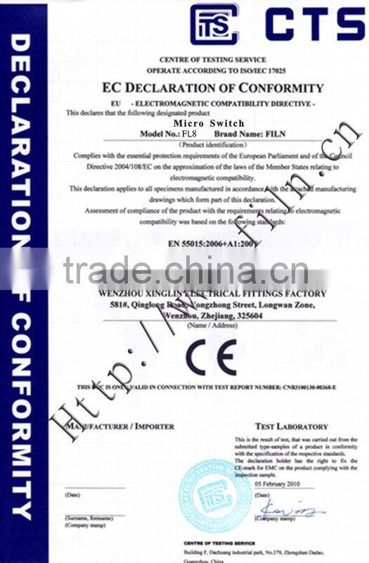 FL7-011 push button zippy micro switch