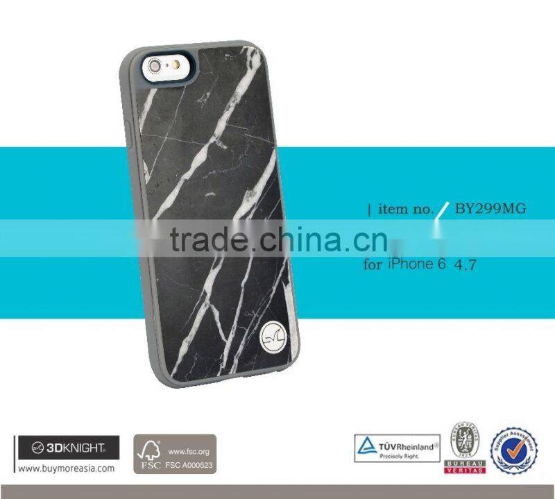 marble phone case for iphone 6,high quality custom logo phone marble back TPU cover case