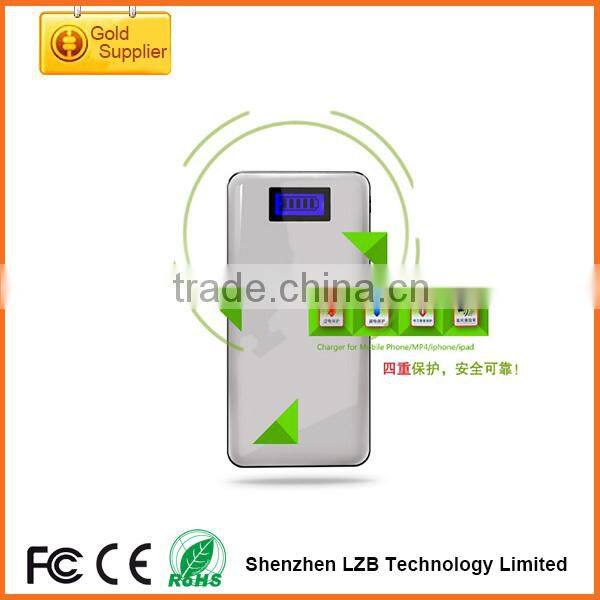 12000mAh newest ultra slim li-polymer Recharger , universal portable Ultra thin mobile power bank