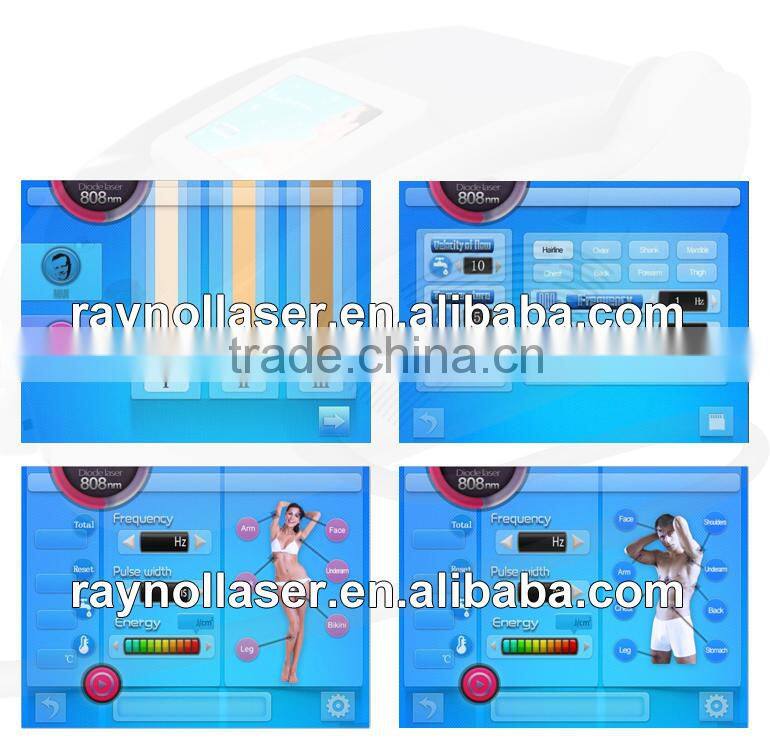 Portable mini Strong Power!!! Professional 808nm Diode Laser Hair Removal Machine With CE Approved