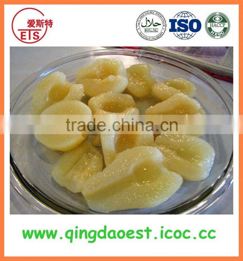 Fresh canned pear in light syrup with high quality and tasty good from china
